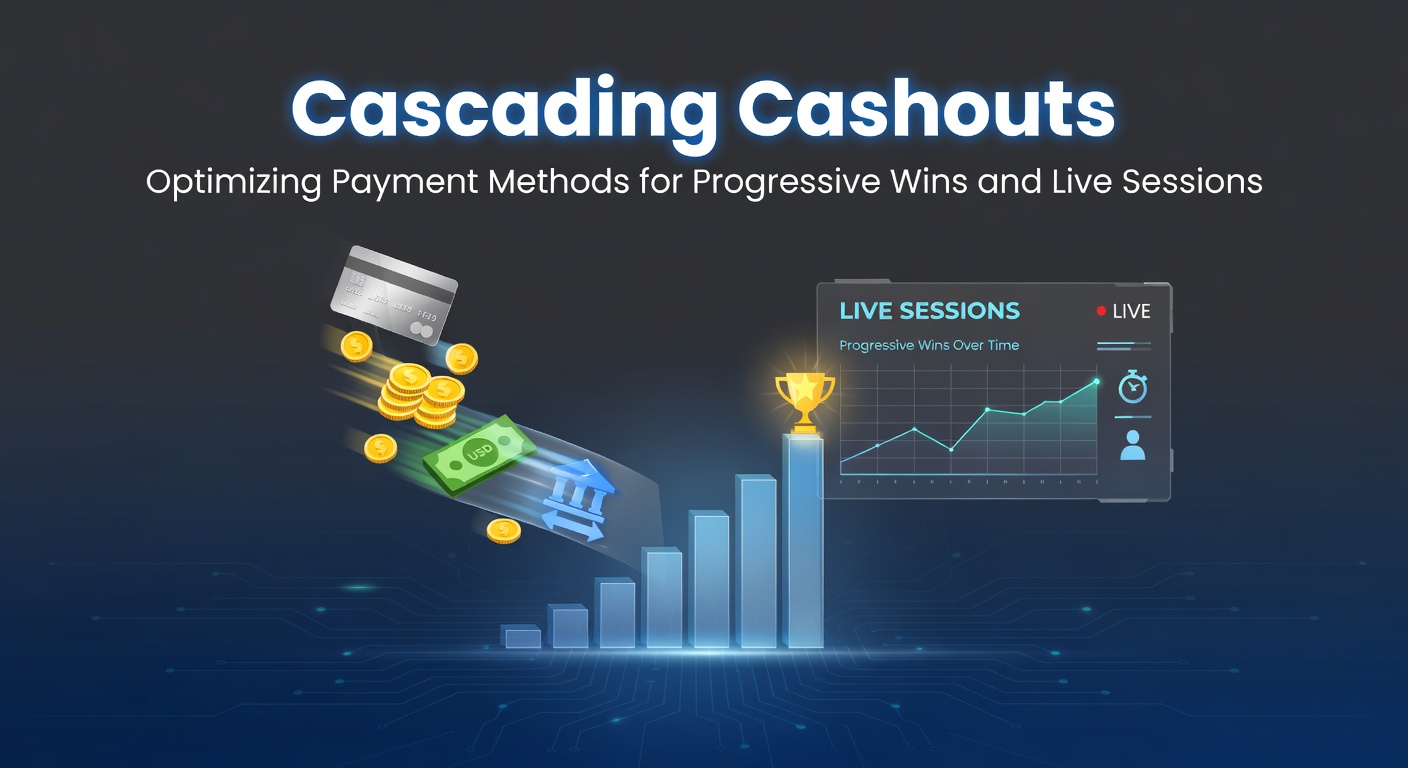 Digital visualization of cascading coin waterfalls representing optimized cashouts from progressive jackpots and live dealer sessions
