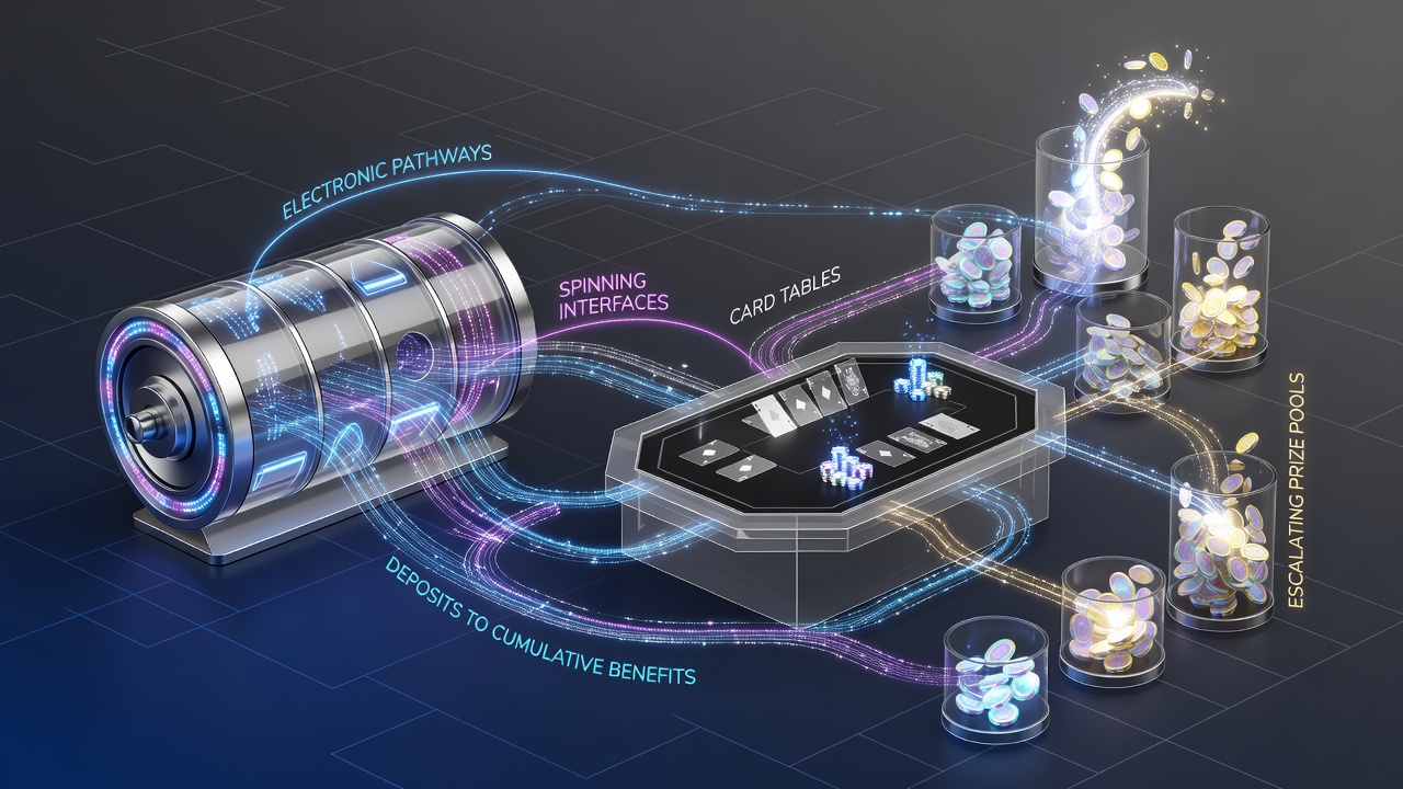 Digital transaction pathways connecting deposits to rewards across online gaming platforms