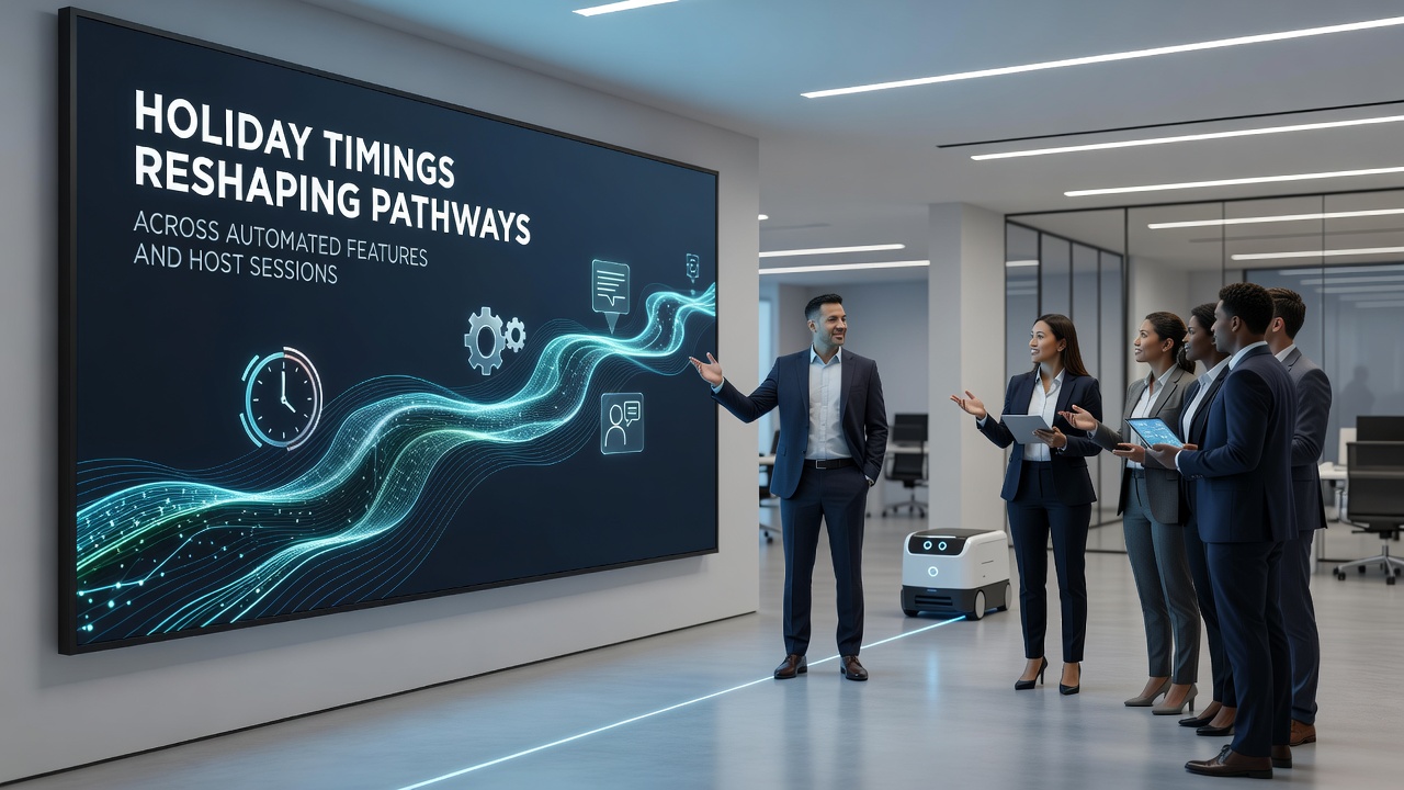 Live dealer host coordinating session timings with automated feature pathways during holiday adjustments