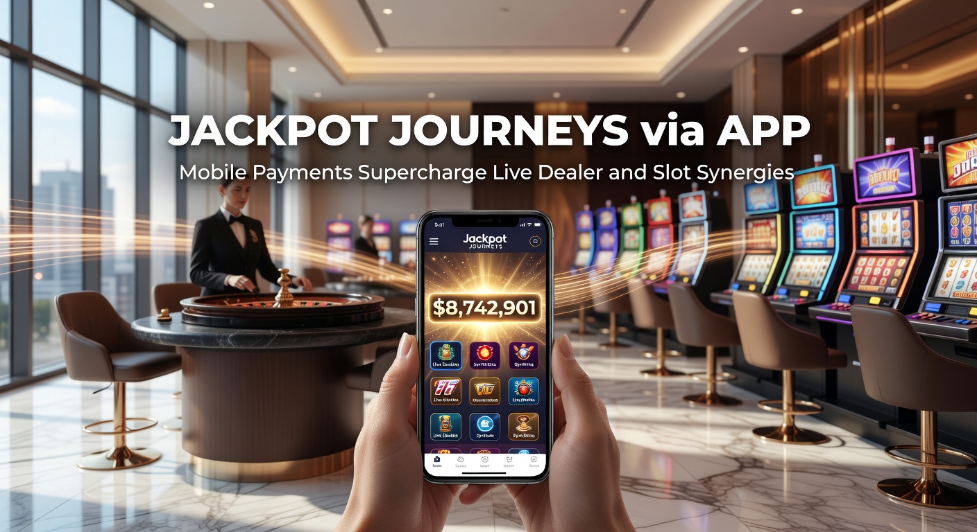 Close-up of a mobile screen showing slot jackpot building while a live dealer roulette wheel spins in split-view, with payment confirmation popping up